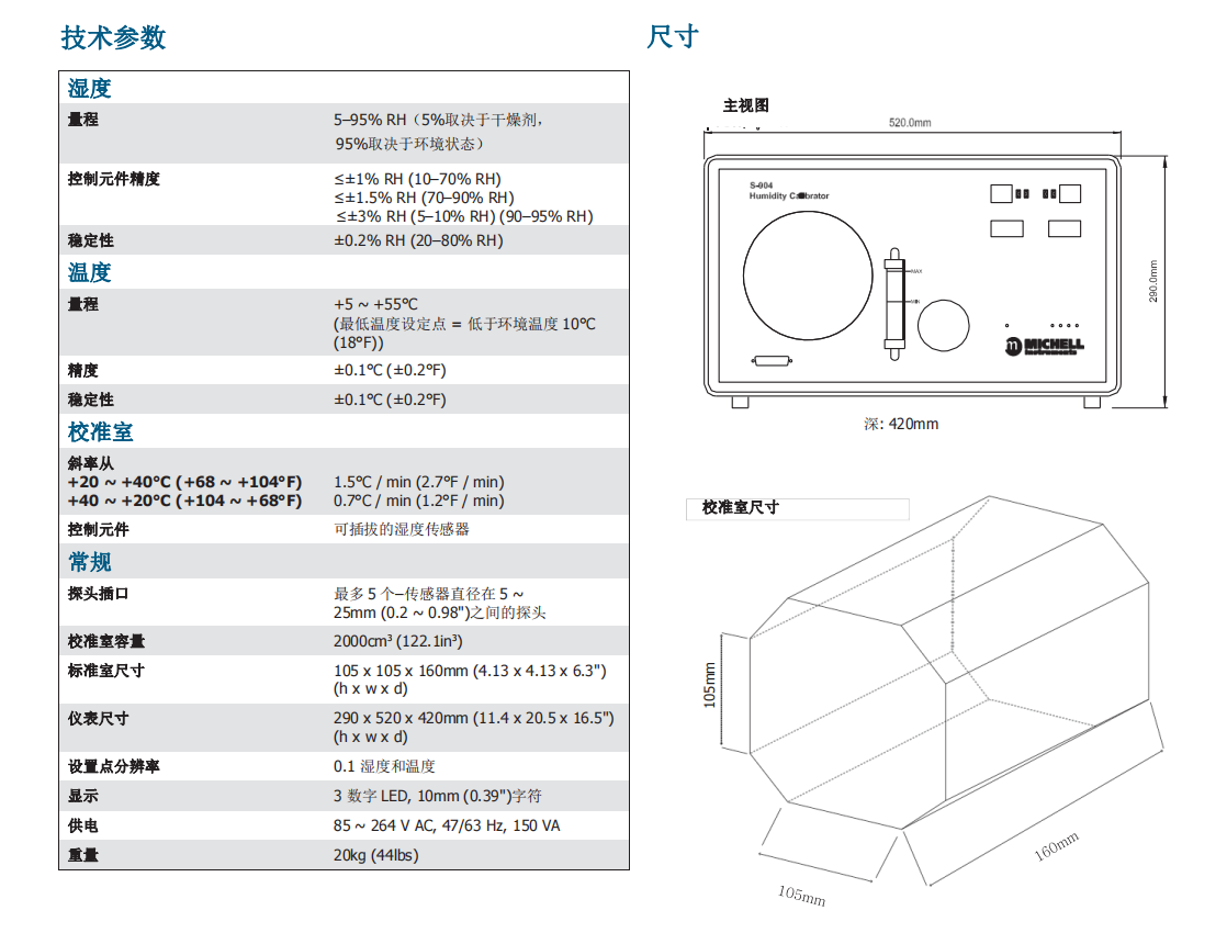 S904 湿度校验仪(图1)