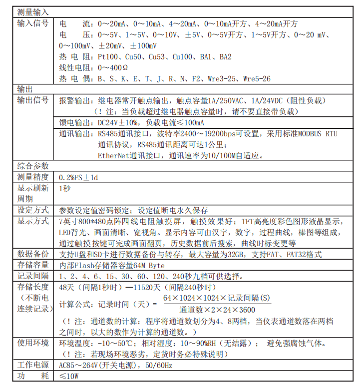 NHR-T710系列触摸超薄无纸记录仪(图1)